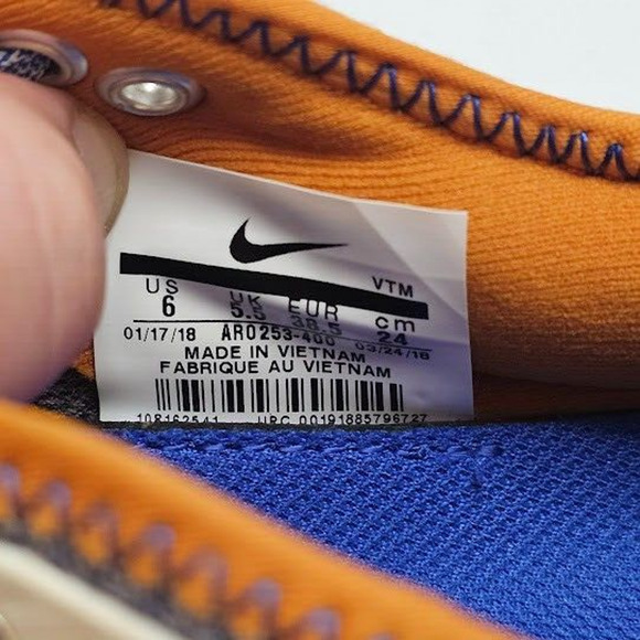 Mens Nike Air Max Sequent 3 Running Shoe Sz 6 AR0259-400 Easy Slip-On - Picture 6 of 9